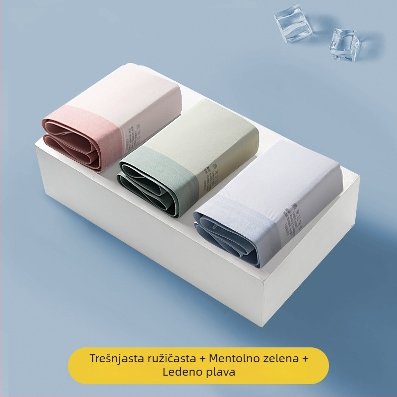 Muške bešavne boxerice Ice Silk, glavni materijal najlon, podstava od viskoze, srednji pojas