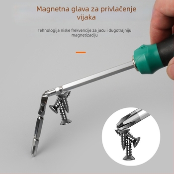 Haowei magnetski i izolirani set odvijača s križnom i ravnom glavom, Cr-V čelik, ručka PP