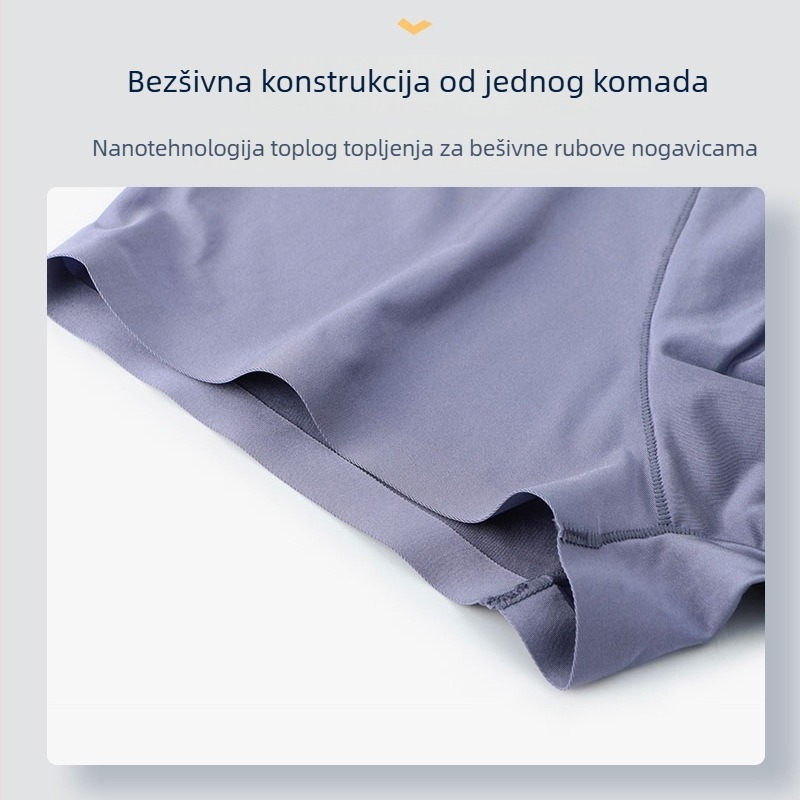 Muške bokserice 85% najlon – srednji pojas, jednobojni uzorak, podstava prepona 80–90% najlon, U-oblik