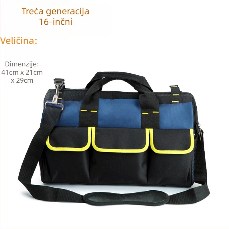 Torba za alat – prijenosna preko ramena i crossbody, Oxford plat, nosivost: 11, za nošenje i organiziranje alata