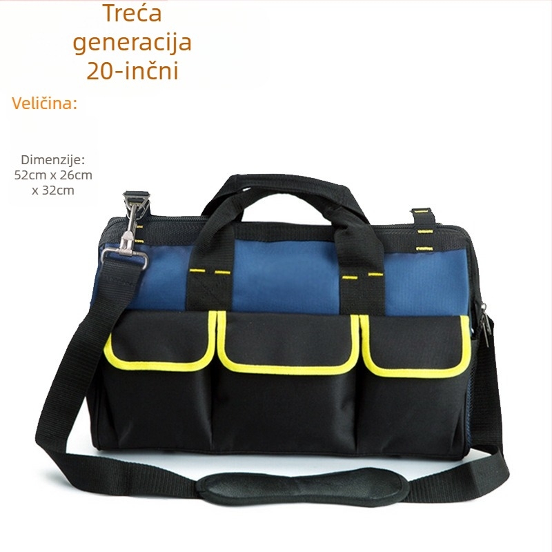 Torba za alat – prijenosna preko ramena i crossbody, Oxford plat, nosivost: 11, za nošenje i organiziranje alata