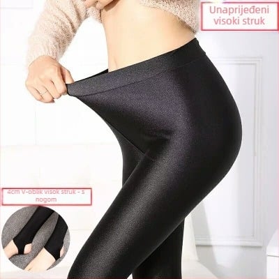 Leggings (ciljni modeli/leggingsi) – visok pojas, uski kroj, duljina 9/10, tanko tkivo