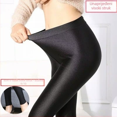 Leggings (ciljni modeli/leggingsi) – visok pojas, uski kroj, duljina 9/10, tanko tkivo