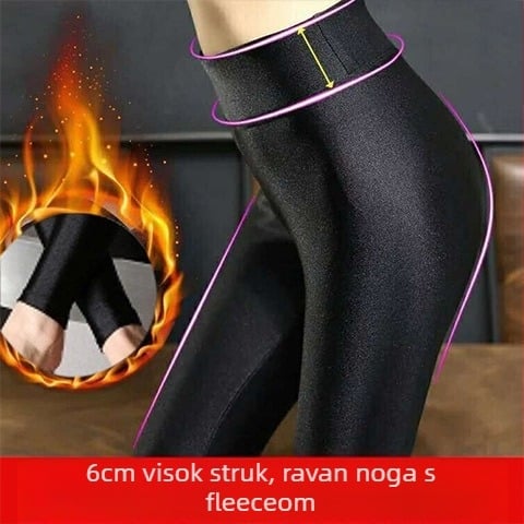 Leggings (ciljni modeli/leggingsi) – visok pojas, uski kroj, duljina 9/10, tanko tkivo