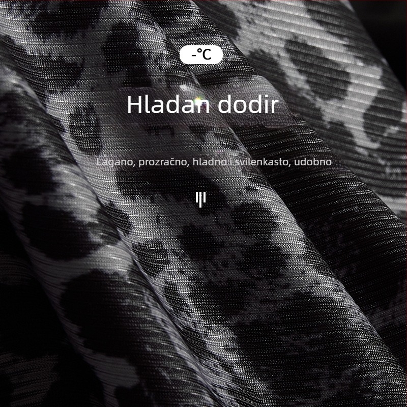 Muške bokserice za doma, široki kroj, srednji pojas, poliester s elastanom u preponama, kamuflažni i leopard uzorci