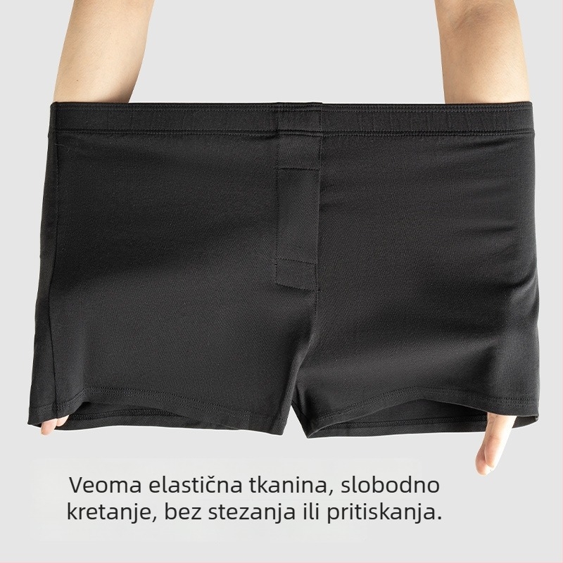 Muške pamučne pidžama hlače, slobodan kroj, srednji pojas, pleteni materijal, 95% pamuk
