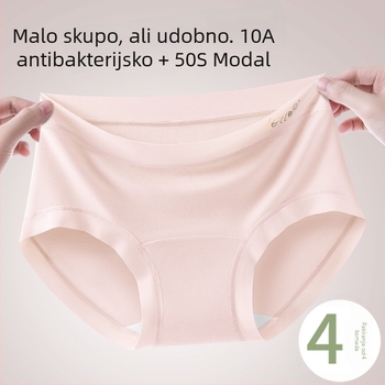 Modal ženske donje rublje srednjeg kroja bez šavova, antibakterijske zaštite, produžena pamuk naboj, podstava od pamuka, velike veličine