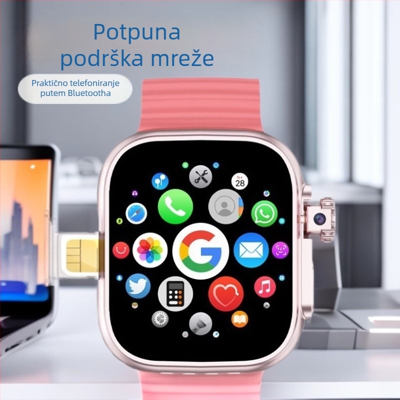 Pametni sat s slotom za SIM karticu: 5G povezanost, kamera, mjerenje otkucaja srca, praćenje aktivnosti