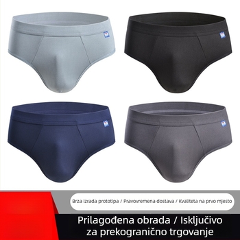 Muške gaćice Milk Silk | Antibakterijske i prozračne | Oblikovanje tijela i kontrola trbuha | Srednja visina struka