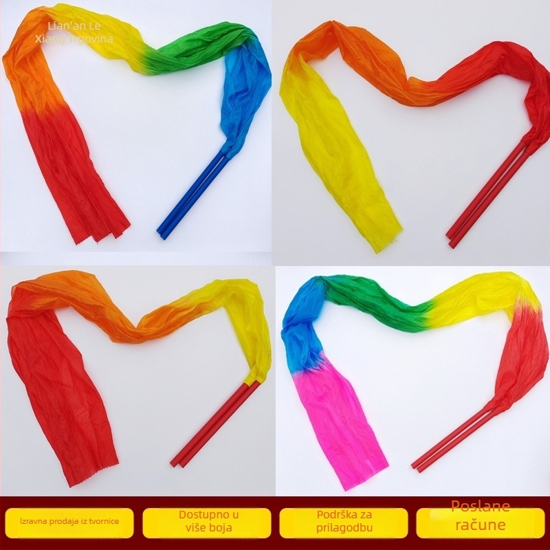 Svilena vrpca za ples — rekvizit za square dance, marka Lin'an Lexiang Trading Co., ljeto 2021 izdanje