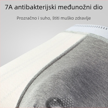 Muške pamučne gaćice s antibakterijskim učinkom, prozračne i brzo se suše, uzorak prugasti ili karirani