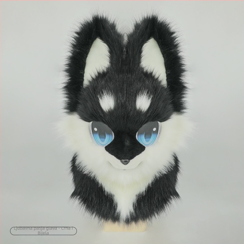 Fursuit u japanskom stilu za caninu: maska za glavu, šape i rep – kostim polu-tijela, odrasli, proljeće 2025