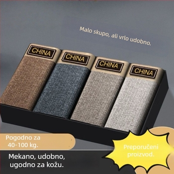 Muške bokserice jednofarbne, udobne i prozračne, srednjeg struka