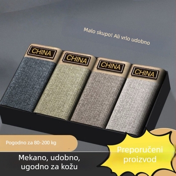 Muške bokserice jednofarbne, udobne i prozračne, srednjeg struka