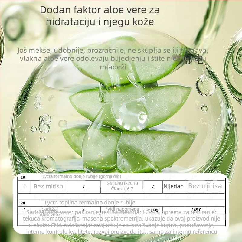Jesenski termalni komplet za tinejdžere: tanak pamuk gornji dio s dugim rukavima i hlače