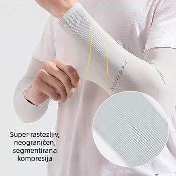 Rukavne za biciklizam s UV zaštitom - bez šavova, prozračne, Nylon 81–95%, visoka elastičnost, Ice Silk