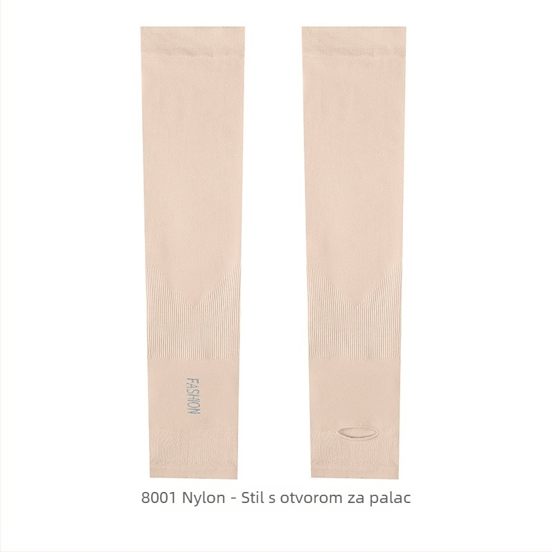 Rukavne za biciklizam s UV zaštitom - bez šavova, prozračne, Nylon 81–95%, visoka elastičnost, Ice Silk