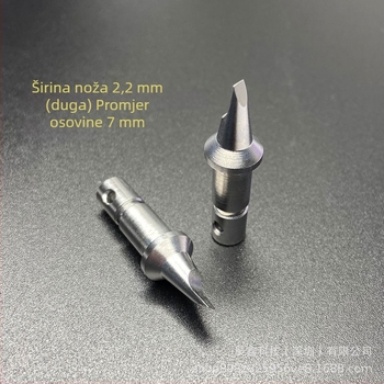 Set alata za otvaranje stražnjeg poklopca sata, pribor za nože glave, visokouglji čelični, 1000 komada, veličine 5,5 mm, 4,0 mm, 2,2 mm duga, 2,2 mm kratka; kompatibilno s 07115 donjim strojem