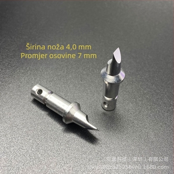 Set alata za otvaranje stražnjeg poklopca sata, pribor za nože glave, visokouglji čelični, 1000 komada, veličine 5,5 mm, 4,0 mm, 2,2 mm duga, 2,2 mm kratka; kompatibilno s 07115 donjim strojem