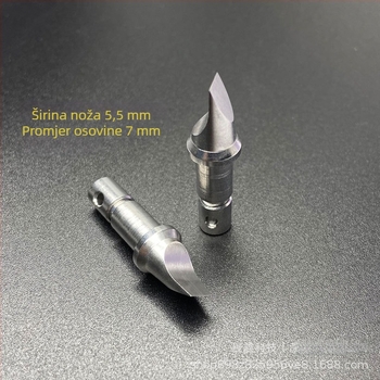 Set alata za otvaranje stražnjeg poklopca sata, pribor za nože glave, visokouglji čelični, 1000 komada, veličine 5,5 mm, 4,0 mm, 2,2 mm duga, 2,2 mm kratka; kompatibilno s 07115 donjim strojem