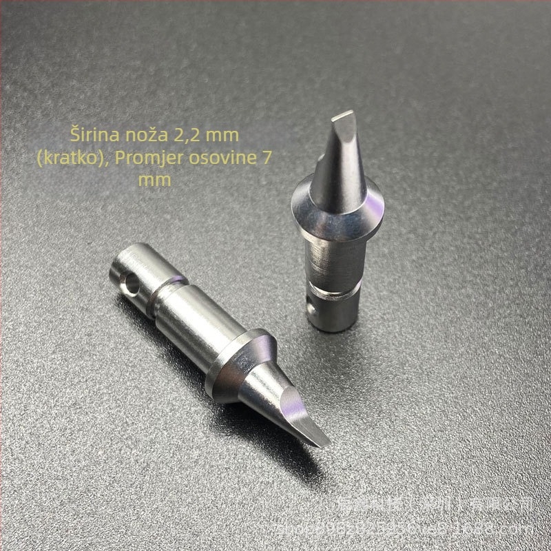 Set alata za otvaranje stražnjeg poklopca sata, pribor za nože glave, visokouglji čelični, 1000 komada, veličine 5,5 mm, 4,0 mm, 2,2 mm duga, 2,2 mm kratka; kompatibilno s 07115 donjim strojem