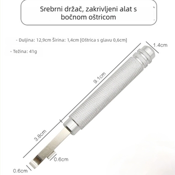 Metalni Pry Knife za popravak satova - alat za otvaranje stražnjeg kućišta sata