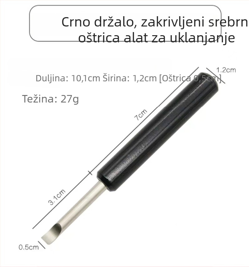 Metalni Pry Knife za popravak satova - alat za otvaranje stražnjeg kućišta sata