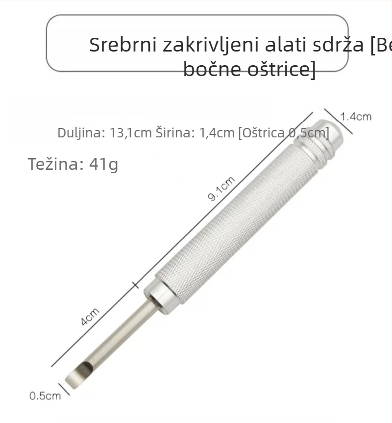 Metalni Pry Knife za popravak satova - alat za otvaranje stražnjeg kućišta sata