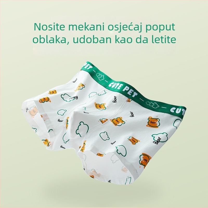 Muške bokserice od pamuka, dišuće, srednje visine struka, pletene, cvjetni uzorak.