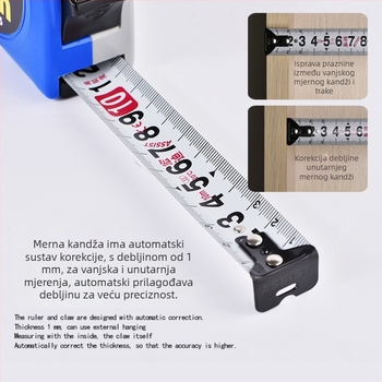 Hongdi X04 mjerna traka – 0-10 m, metrički format