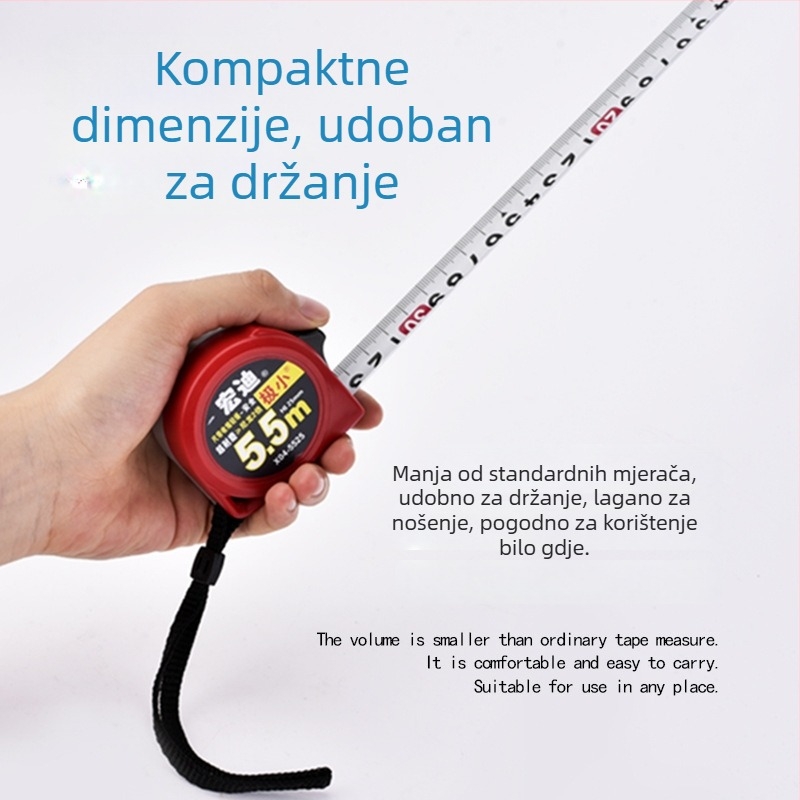 Hongdi X04 mjerna traka – 0-10 m, metrički format