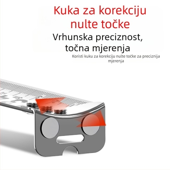 Magnetska mjeračka traka od nehrđajućeg čelika — Otporna na padove, Preciznost, Vrhunska kvaliteta, Ekstra debela