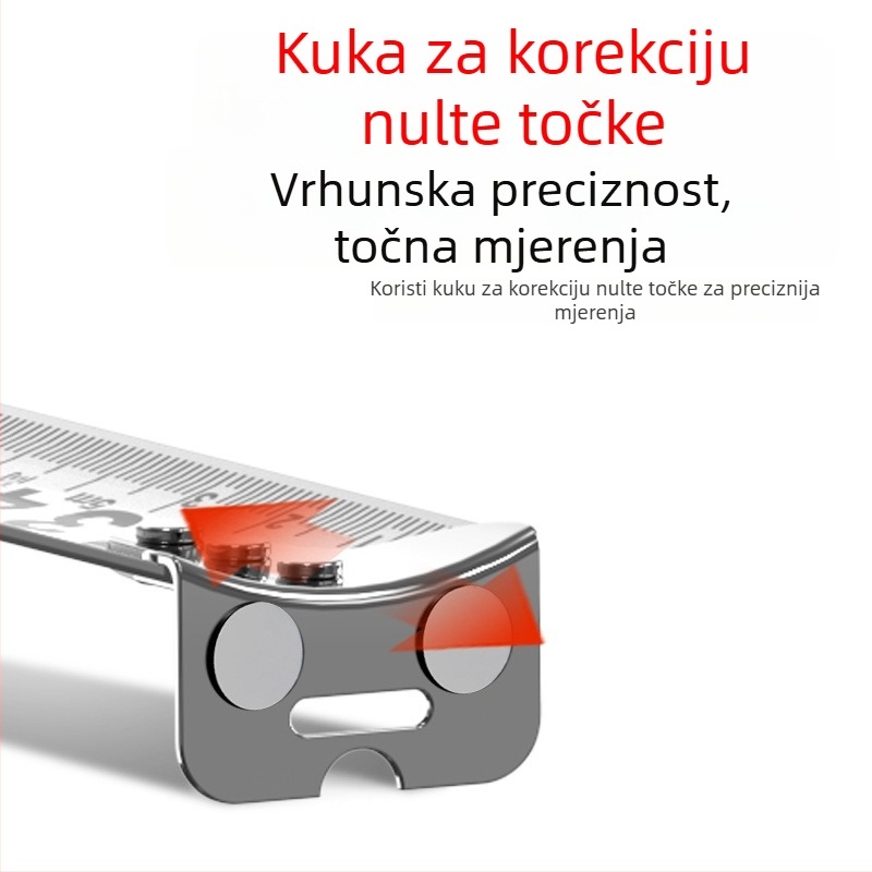 Magnetska mjeračka traka od nehrđajućeg čelika — Otporna na padove, Preciznost, Vrhunska kvaliteta, Ekstra debela