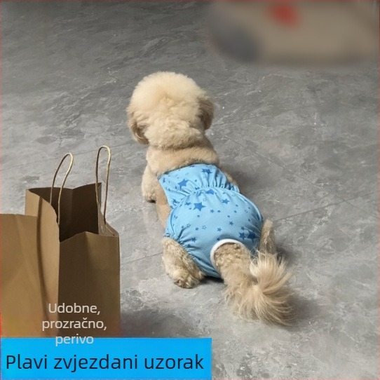 Fiziološke hlačice za žene pse - svilen vanjski sloj, podstava od zecje dlake, srednji pojas, fiziološka funkcija