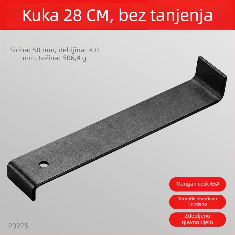 Kuka za instalaciju podova s povratnom silom, manganovo čelik, univerzalni demontažni alat, 1 komplet, Enjoy