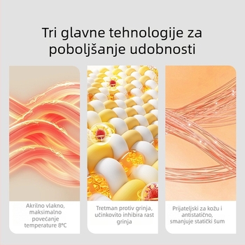 Ženske akrilne termalne hlače za bazni sloj s fleec podstavom, iznimno debeli, dvostrano četkano unutrašnjost, visoki struk, antibakterijski