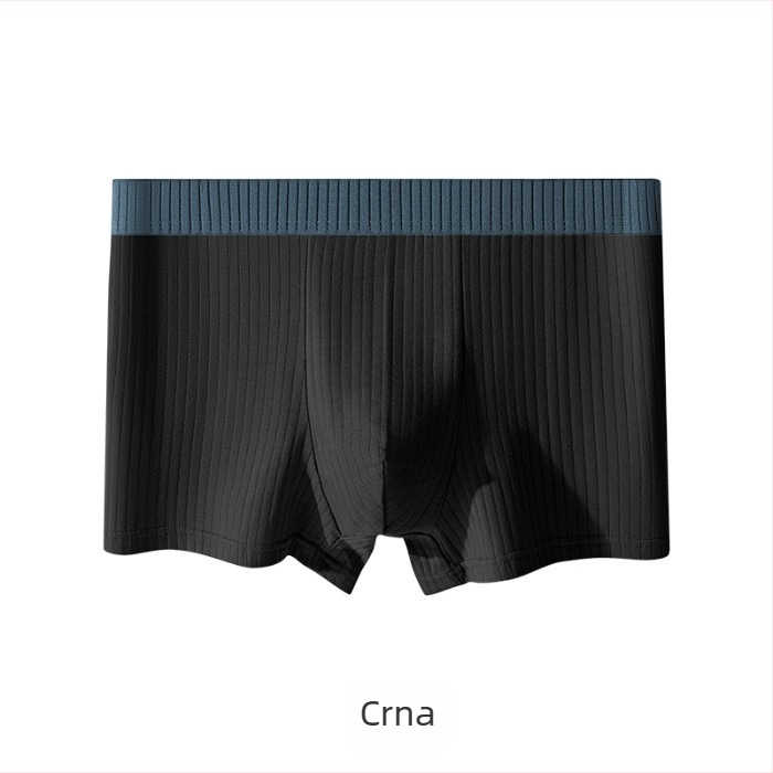 Muške bokserice od čistog pamuka, prozračne, srednji struk, jednobojne, podstava prepona od viskoze