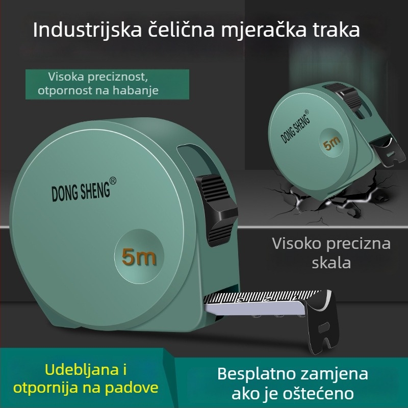 Dongsheng čelična mjeračka traka – visoka preciznost, otpornost na pad, otpornost na habanje, čvrsto kućište