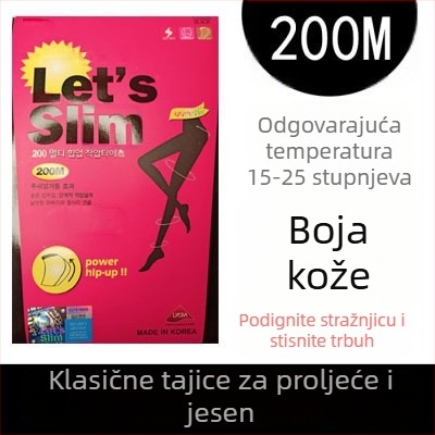 Ženske oblikujuće hulahopke, srednje debljine, 80% laneno vlakno, jednobojni uzorak