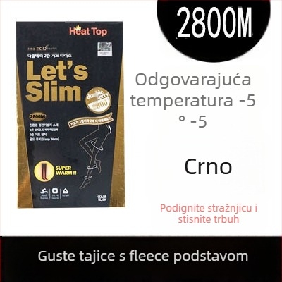 Ženske oblikujuće hulahopke, srednje debljine, 80% laneno vlakno, jednobojni uzorak