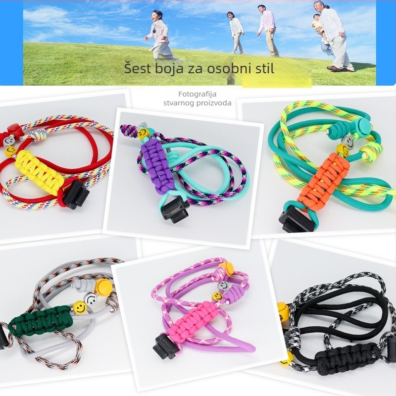 Naylon narukvica za Little Genius pametni sat — podesiva, sportski stil, kompatibilan s Z10/Z9/Z8A/Z6Pro, zatvarač s jednim petljom