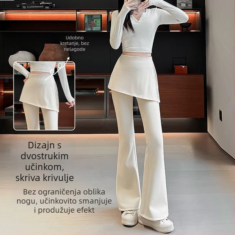 Joga hlače s Koala fleece podstavom, mješavina spandeks-poliester, geometrijski uzorak, debele za jesen-zimu, uski kroj