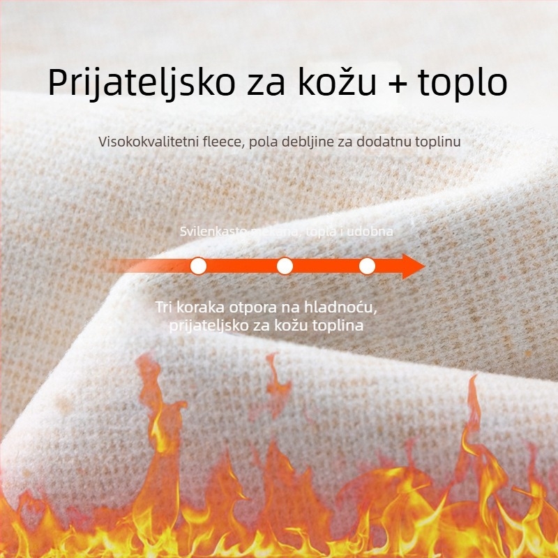 Joga hlače s Koala fleece podstavom, mješavina spandeks-poliester, geometrijski uzorak, debele za jesen-zimu, uski kroj