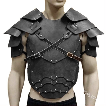 Cosplay ramenski oklop i kožni prsluk – Viking/Srednji vijek Renesansa tema, za odrasle, jesen 2024