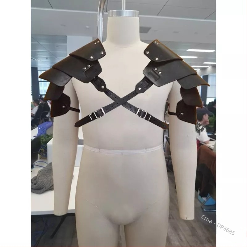 Cosplay ramenski oklop i kožni prsluk – Viking/Srednji vijek Renesansa tema, za odrasle, jesen 2024