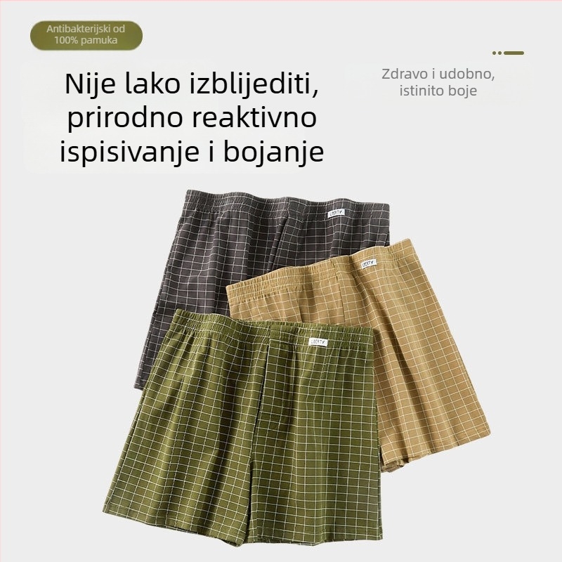 Muške bezšivne pamučne gaćice, prozračne, brzo se suše, nevidljive, antibakterijske, 95-100% pamuka