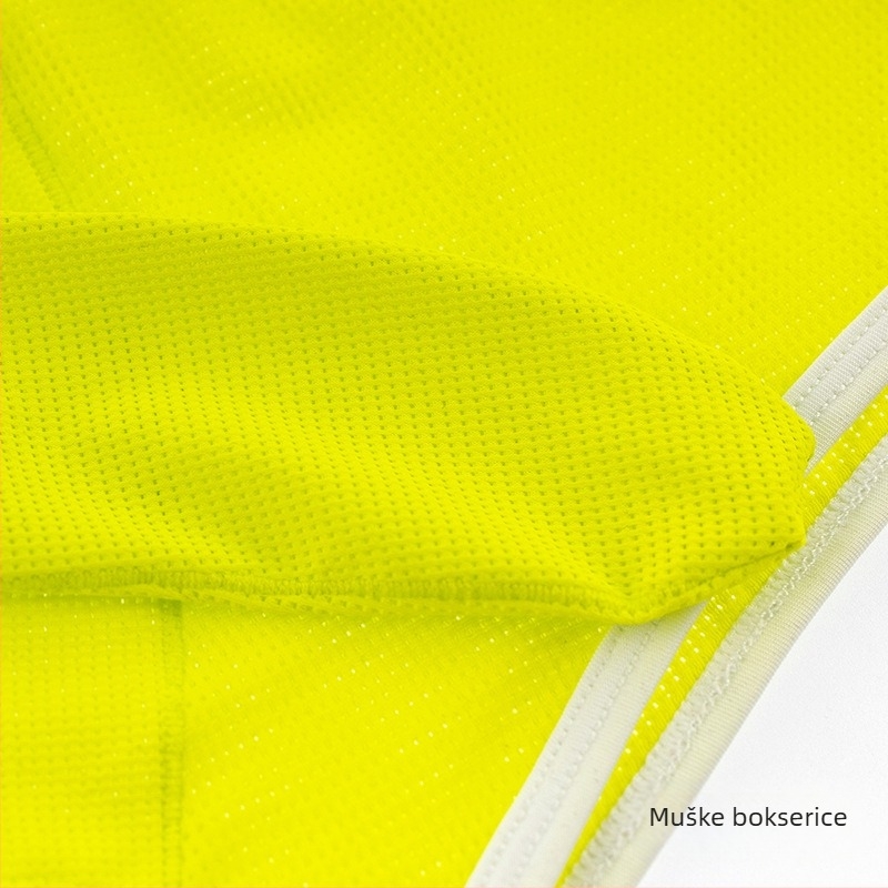 Muške mrežaste bokserice, najlon 70–80%, pleteni materijal, niski struk, sportski dizajn