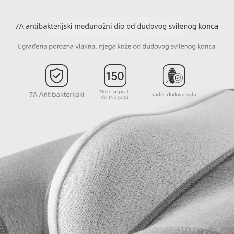 Muške pamuk bokserice antibakterijske, prozračne i udobne, srednjeg struka, jednobojne.