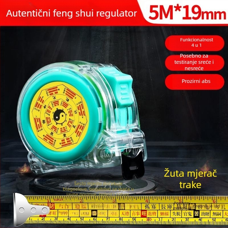 Feng Shui mjerenje traka s fluorescencijom, debela i otporna na habanje, precizna skala
