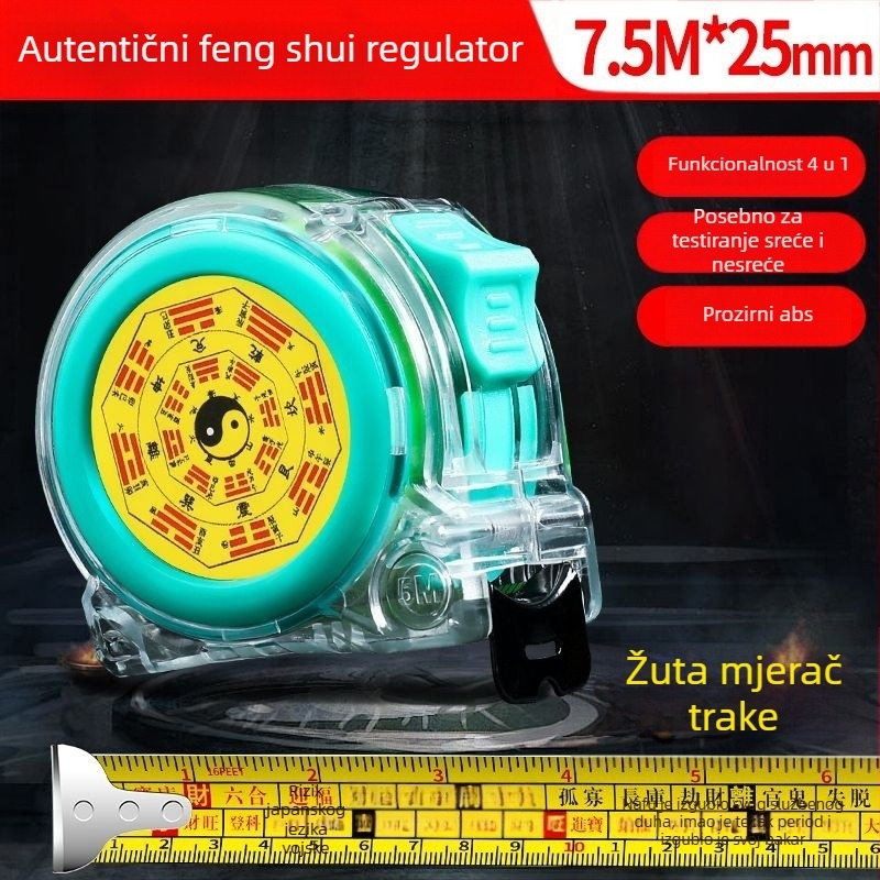 Feng Shui mjerenje traka s fluorescencijom, debela i otporna na habanje, precizna skala